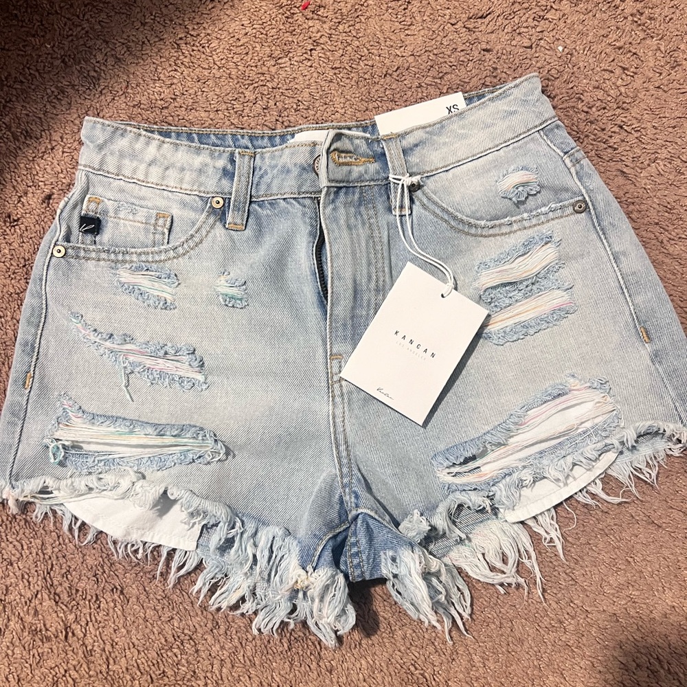 KanCan high rise shorts